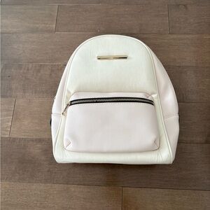 Faux Leather Mini Backpack